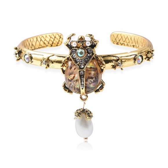Jewelry - Beetle n Skull Bracelet